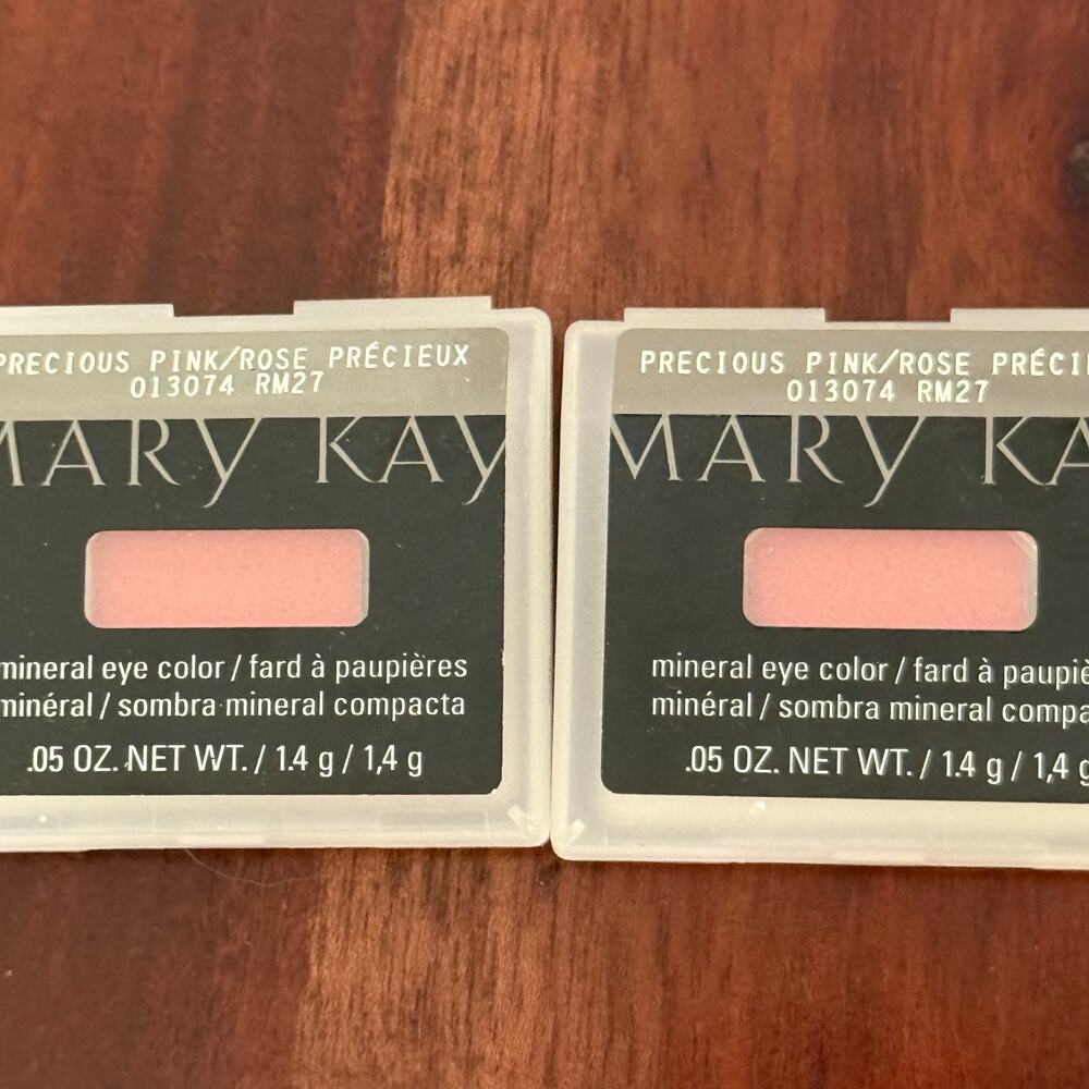 Lot Of 2 NEW MARY KAY Mineral Eye Color Shadow Precious Pink #013074